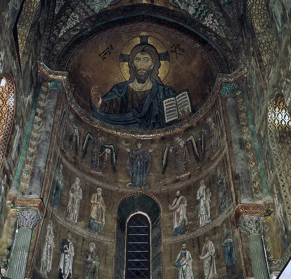 The Pantocrator Mosaic in Cefalo Cathedral, 12th century