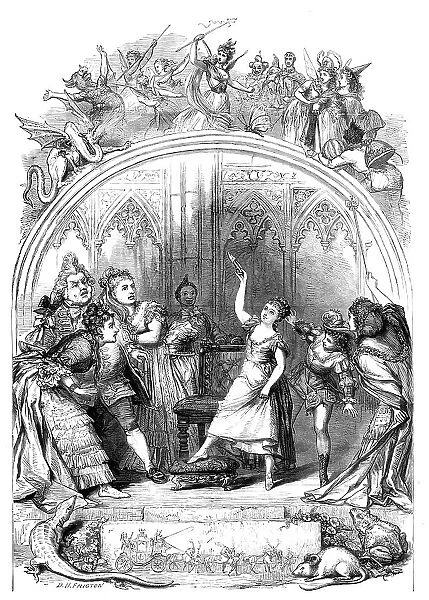 The Pantomime at Covent-Garden: 'Cinderella - the Butterfly's Ball and the Grasshopper's Feast', 1876 Creator: David Henry Friston. The Pantomime at Covent-Garden: 'Cinderella - the Butterfly's Ball and the Grasshopper's Feast', 1876 Creator