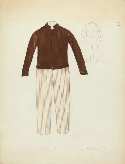 Framed Print : Pants and Coat, 1935 / 1942. Creator: Margaret Concha Framed Print : Pants and Coat, 1935 / 1942. Creator: Margaret Concha