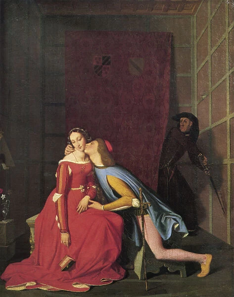 Paolo and Francesca, 1819. Artist: Jean-Auguste-Dominique Ingres