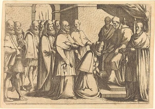 Papal Audience, 1612. Creator: Jacques Callot