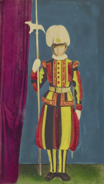 Framed Print : Papal Swiss Guard, 1865-1875. Creator: Unknown Framed Print : Papal Swiss Guard, 1865-1875. Creator: Unknown