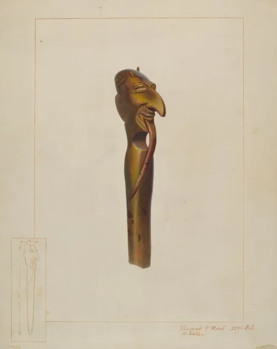 Framed Print : Paper Knife, c. 1938. Creators: Gordon Saltar, Vincent P. Rosel Framed Print : Paper Knife, c. 1938. Creators: Gordon Saltar, Vincent P. Rosel