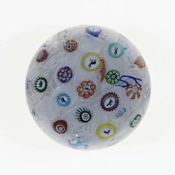 Paperweight, Baccarat, 1848. Creator: Baccarat Glasshouse