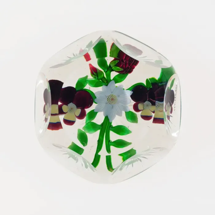 Framed Print : Paperweight, Baccarat, c. 1845-60. Creator: Baccarat Glasshouse Framed Print : Paperweight, Baccarat, c. 1845-60. Creator: Baccarat Glasshouse