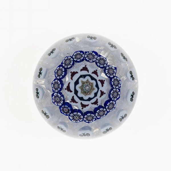 Paperweight, Baccarat, c. 1846-55. Creator: Baccarat Glasshouse