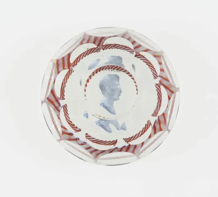 Framed Print : Paperweight, Baccarat, Mid 19th century. Creator: Baccarat Glasshouse Framed Print : Paperweight, Baccarat, Mid 19th century. Creator: Baccarat Glasshouse