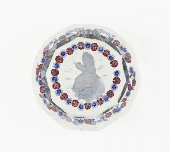Framed Print : Paperweight, Baccarat, Mid 19th century. Creator: Baccarat Glasshouse Framed Print : Paperweight, Baccarat, Mid 19th century. Creator: Baccarat Glasshouse