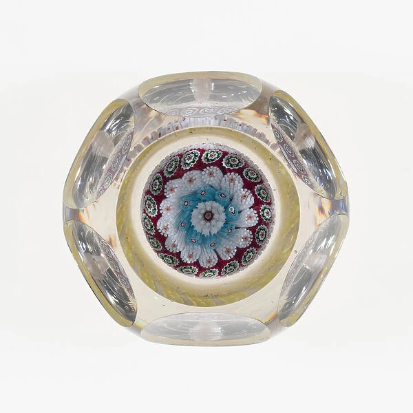 Paperweight, , c. 1845-1860. Creator: Baccarat Glasshouse