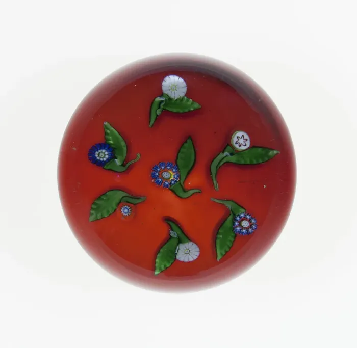 Framed Print : Paperweight, , c. 1845-1860. Creator: Saint-Louis Glassworks Framed Print : Paperweight, , c. 1845-1860. Creator: Saint-Louis Glassworks
