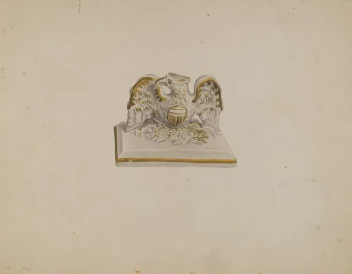 Framed Print : Paperweight, c. 1940. Creator: Roberta Spicer Framed Print : Paperweight, c. 1940. Creator: Roberta Spicer