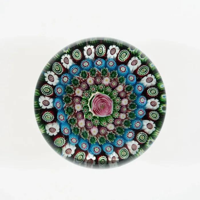 Framed Print : Paperweight, Clichy, 19th century. Creator: Clichy Glassworks Framed Print : Paperweight, Clichy, 19th century. Creator: Clichy Glassworks