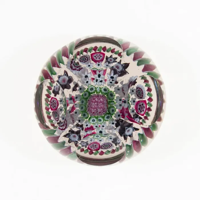 Framed Print : Paperweight, Clichy, c. 1845-55. Creator: Clichy Glassworks Framed Print : Paperweight, Clichy, c. 1845-55. Creator: Clichy Glassworks