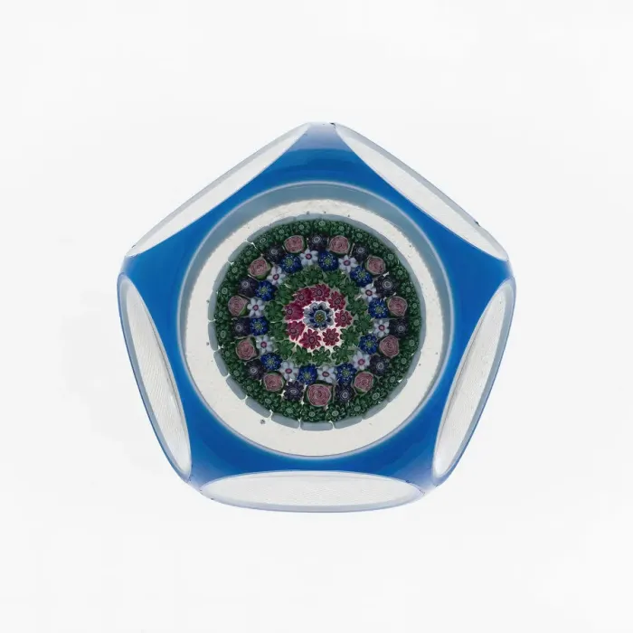 Framed Print : Paperweight, Clichy, c. 1845-55. Creator: Clichy Glassworks Framed Print : Paperweight, Clichy, c. 1845-55. Creator: Clichy Glassworks