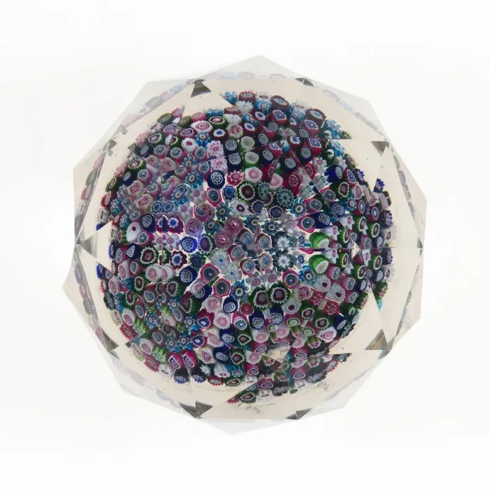 Framed Print : Paperweight, Clichy, c. 1845-60. Creator: Clichy Glassworks Framed Print : Paperweight, Clichy, c. 1845-60. Creator: Clichy Glassworks