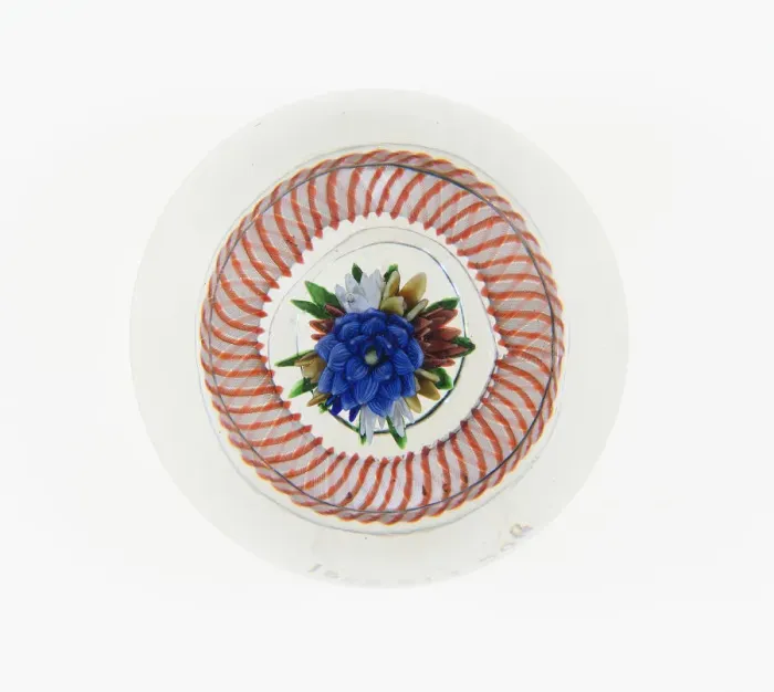Framed Print : Paperweight, France, c. 1845-60. Creator: Saint-Louis Glassworks Framed Print : Paperweight, France, c. 1845-60. Creator: Saint-Louis Glassworks