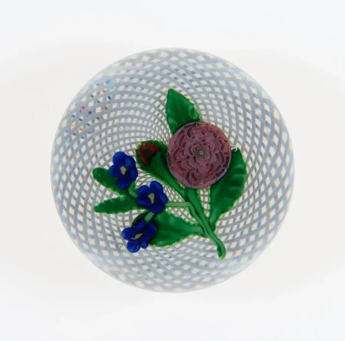 Framed Print : Paperweight, France, c. 1845-60. Creator: Saint-Louis Glassworks Framed Print : Paperweight, France, c. 1845-60. Creator: Saint-Louis Glassworks