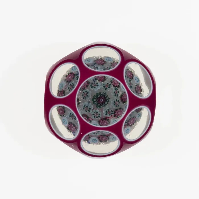 Framed Print : Paperweight, France, c. 1848-55. Creator: Saint-Louis Glassworks Framed Print : Paperweight, France, c. 1848-55. Creator: Saint-Louis Glassworks