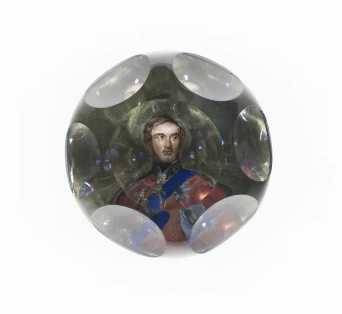 Framed Print : Paperweight, France, Mid 19th century. Creator: Unknown Framed Print : Paperweight, France, Mid 19th century. Creator: Unknown