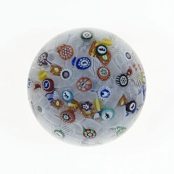 Paperweight, Luneville, 1847. Creator: Baccarat Glasshouse
