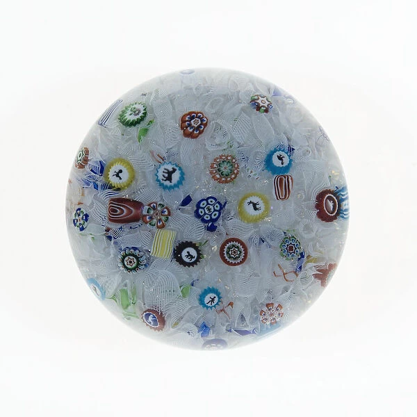 Paperweight, Luneville, 1848. Creator: Baccarat Glasshouse