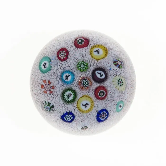 Framed Print : Paperweight, Luneville, 19th century. Creator: Baccarat Glasshouse Framed Print : Paperweight, Luneville, 19th century. Creator: Baccarat Glasshouse
