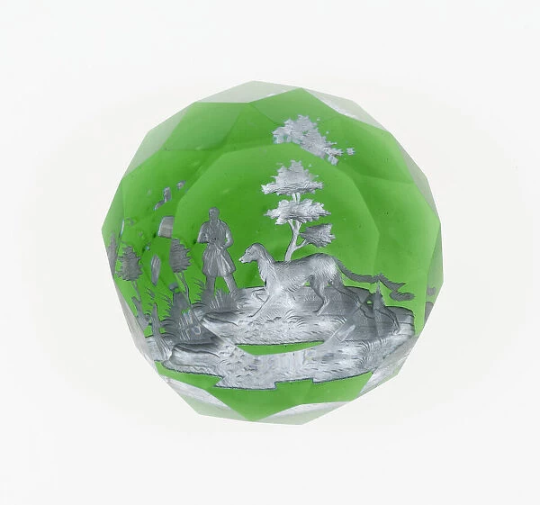 Paperweight, Luneville, c. 1846-55. Creator: Baccarat Glasshouse