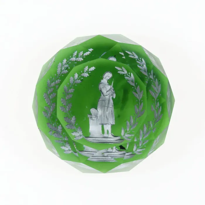 Framed Print : Paperweight, Luneville, c. 1846-55. Creator: Baccarat Glasshouse Framed Print : Paperweight, Luneville, c. 1846-55. Creator: Baccarat Glasshouse