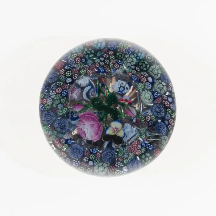 Framed Print : Paperweight, Luneville, c. 1846-55. Creator: Baccarat Glasshouse Framed Print : Paperweight, Luneville, c. 1846-55. Creator: Baccarat Glasshouse