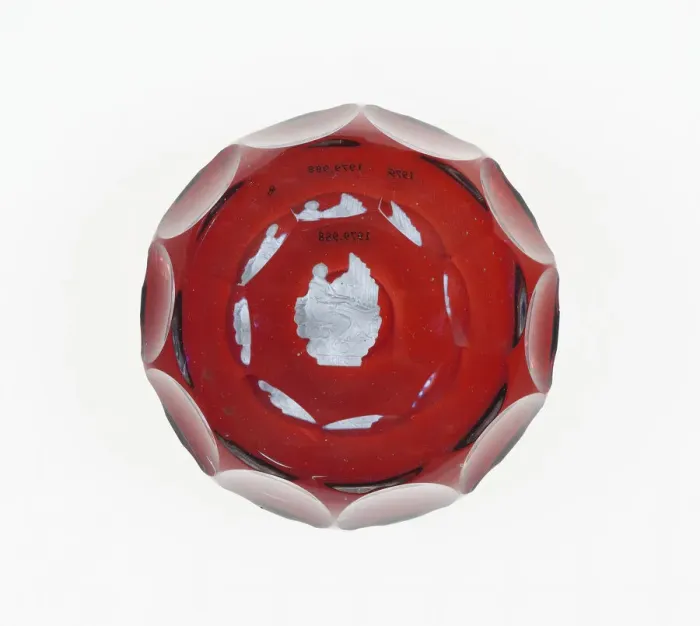 Framed Print : Paperweight, Luneville, c. 1846-55. Creator: Baccarat Glasshouse Framed Print : Paperweight, Luneville, c. 1846-55. Creator: Baccarat Glasshouse