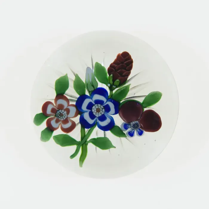 Framed Print : Paperweight, Luneville, c. 1848-55. Creator: Baccarat Glasshouse