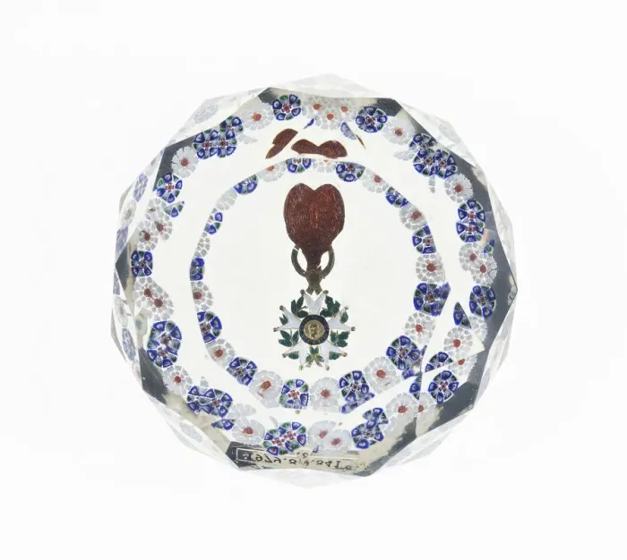 Framed Print : Paperweight, Luneville, c. 1848-60. Creator: Baccarat Glasshouse Framed Print : Paperweight, Luneville, c. 1848-60. Creator: Baccarat Glasshouse