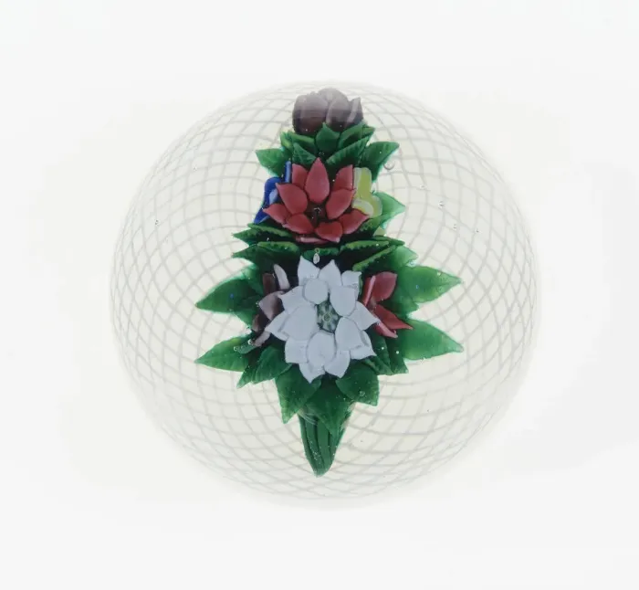 Framed Print : Paperweight, New England, Late 19th century. Creator: New England Glass Company Framed Print : Paperweight, New England, Late 19th century. Creator: New England Glass Company
