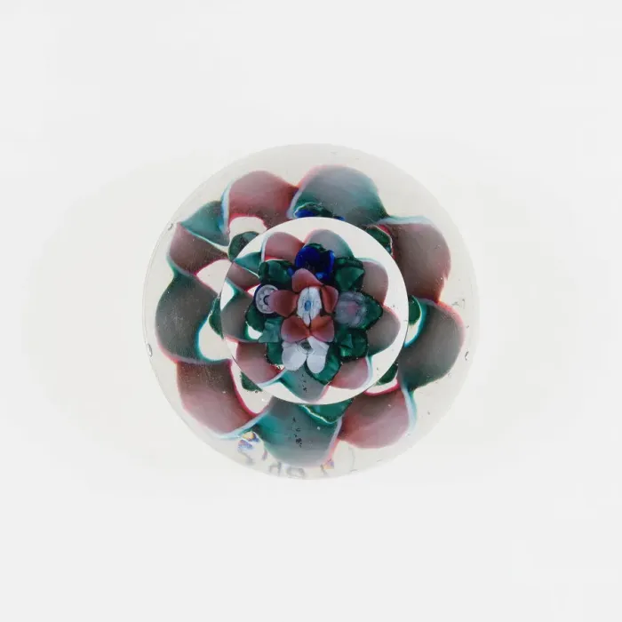 Framed Print : Paperweight, Sandwich, c. 1850-1900. Creator: Boston and Sandwich Glass Company Framed Print : Paperweight, Sandwich, c. 1850-1900. Creator: Boston and Sandwich Glass Company