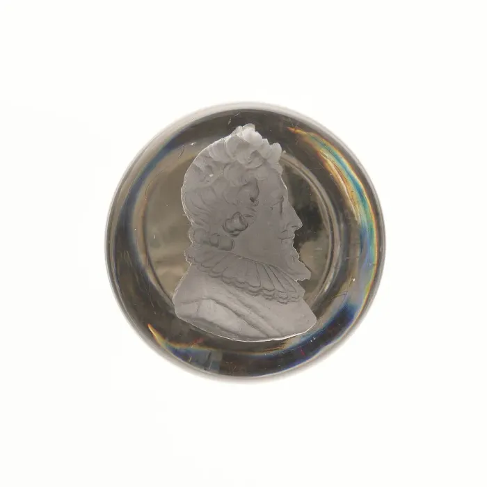Framed Print : Paperweight, United States, c. 1846-55. Creator: Unknown Framed Print : Paperweight, United States, c. 1846-55. Creator: Unknown