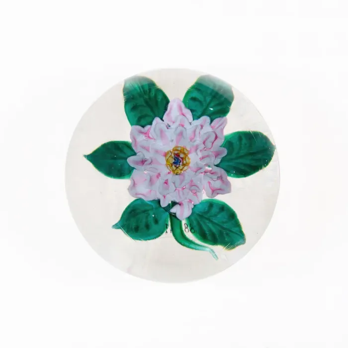 Framed Print : Paperweight, United States, Late 19th century. Creator: Mount Washington Glass Company Framed Print : Paperweight, United States, Late 19th century. Creator: Mount Washington Glass Company