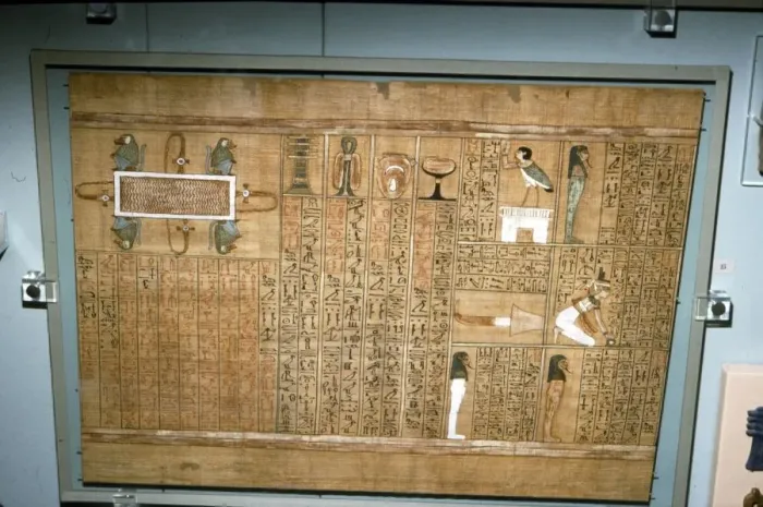 Framed Print : Papyrus of Ani, c1250 BC Framed Print : Papyrus of Ani, c1250 BC