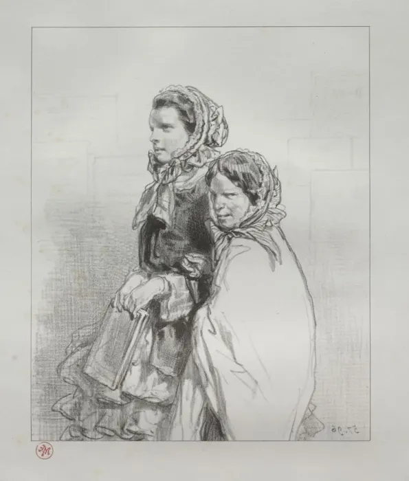 Framed Print : Par-ci, par-la: My Daughter has sung, 1854-1856. Creator: Paul Gavarni (French, 1804-1866) Framed Print : Par-ci, par-la: My Daughter has sung, 1854-1856. Creator: Paul Gavarni (French, 1804-1866)