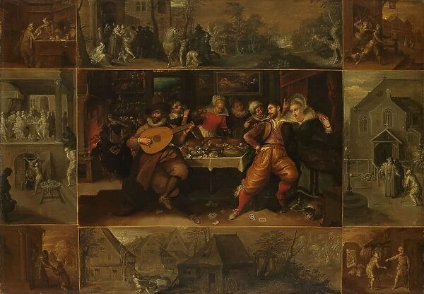 The Parable of the Prodigal Son, c.1610-c.1620. Creator: Frans Francken II