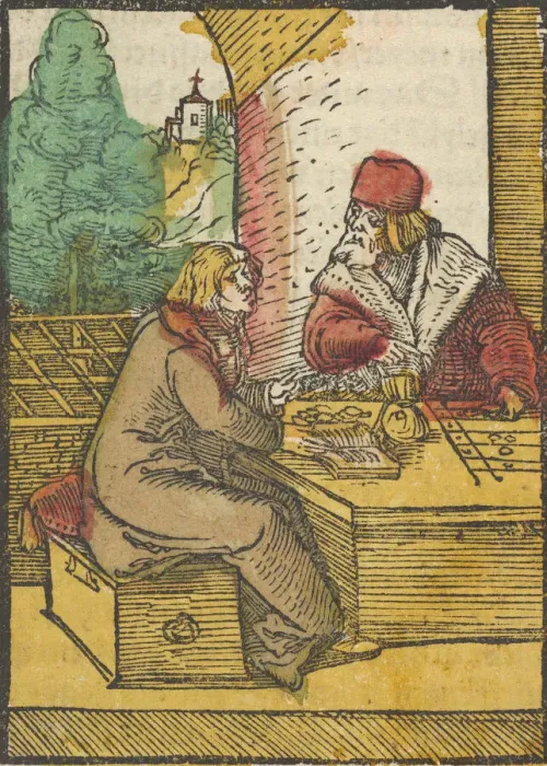 Framed Print : The Parable of the Rich Man and the Housekeeper, 2, from Das Plenarium, 1517 Framed Print : The Parable of the Rich Man and the Housekeeper, 2, from Das Plenarium, 1517