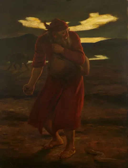 Framed Print : Parable of the Tares, 1865. Creator: John Everett Millais Framed Print : Parable of the Tares, 1865. Creator: John Everett Millais