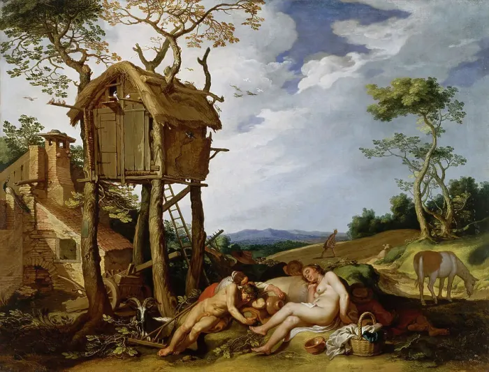 Framed Print : Parable of the Wheat and the Tares, 1624. Creator: Abraham Bloemaert Framed Print : Parable of the Wheat and the Tares, 1624. Creator: Abraham Bloemaert