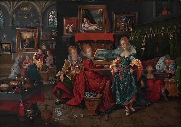 The Parable of the Wise and the Foolish Virgins, 1593-1623. Creator: Hieronymus Francken II