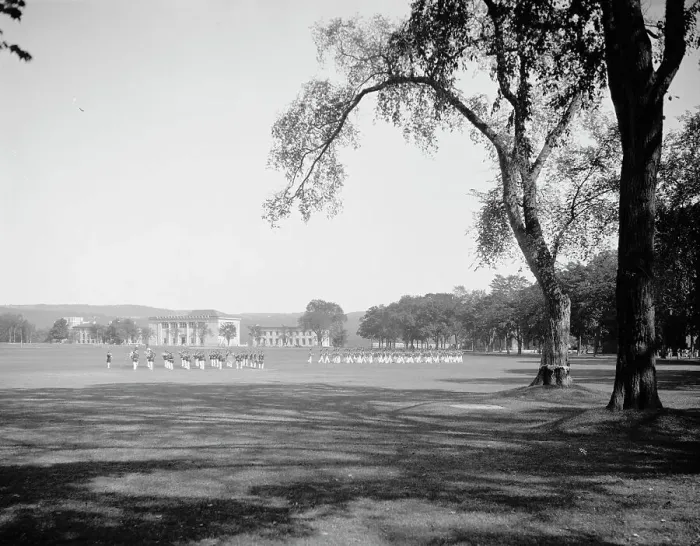 Framed Print : Parade grounds, West Point, N.Y. c.between 1910 and 1920. Creator: Unknown Framed Print : Parade grounds, West Point, N.Y. c.between 1910 and 1920. Creator: Unknown