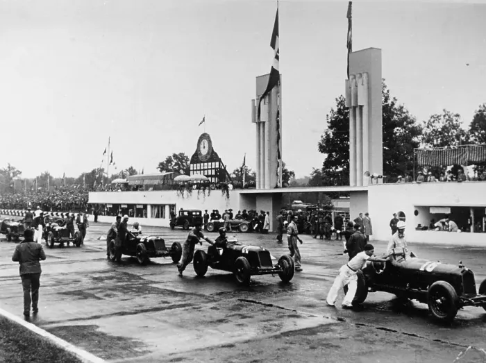 Framed Print : Parade at the Italian Grand Prix, Monza, 1933 Framed Print : Parade at the Italian Grand Prix, Monza, 1933