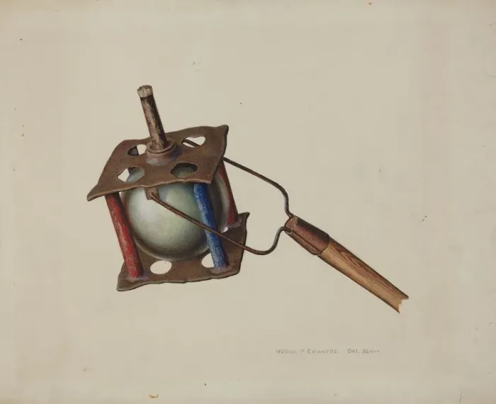 Framed Print : Parade Torch, c. 1939. Creator: William H Edwards Framed Print : Parade Torch, c. 1939. Creator: William H Edwards