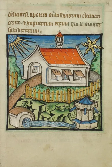 Framed Print : The Paradise of All Delights;The Enclosed Garden, Sealed Fountain, Stella Maris... about 1480-1490. Creator: Unknown Framed Print : The Paradise of All Delights;The Enclosed Garden, Sealed Fountain, Stella Maris... about 1480-1490. Creator: Unknown