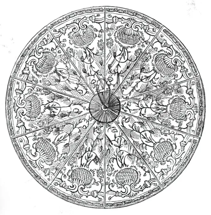 Framed Print : Top of the Parasol, 1844. Creator: Unknown Framed Print : Top of the Parasol, 1844. Creator: Unknown
