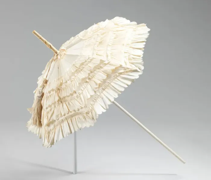 Framed Print : Parasol, American, 1850-60. Creator: Unknown Framed Print : Parasol, American, 1850-60. Creator: Unknown