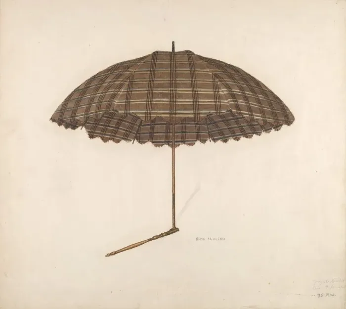 Framed Print : Parasol, c. 1939. Creator: Marie Famularo Framed Print : Parasol, c. 1939. Creator: Marie Famularo